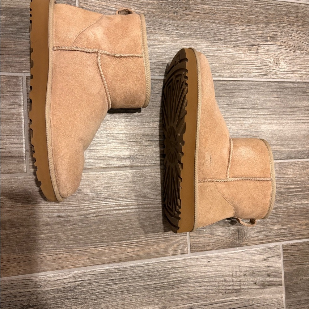 UGG Tan Ankle Boots